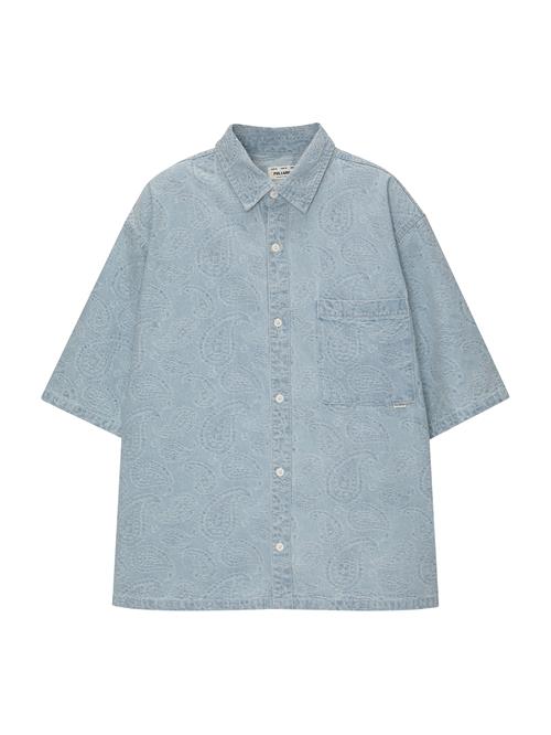 Pull&Bear Skjorte  blå / blue denim