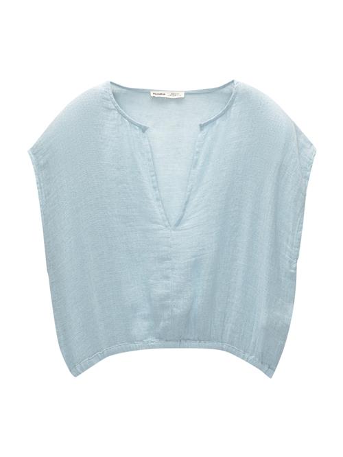 Se Pull&Bear Bluse  lyseblå ved About You