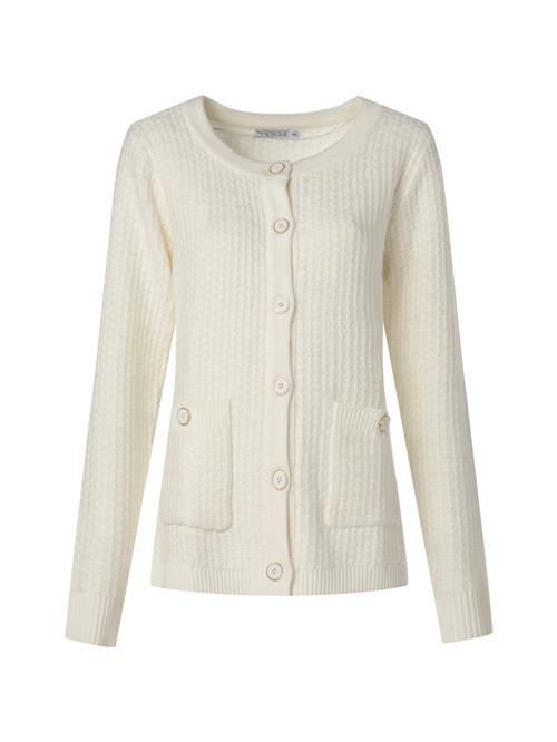 Se Quiosque Cardigan '6TT002'  hvid-meleret ved About You