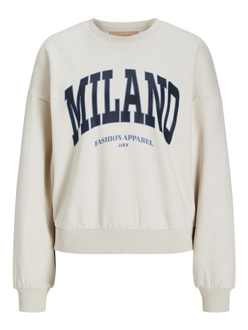 Se JJXX Sweatshirt 'JXMERLE'  ecru / navy / opal ved About You