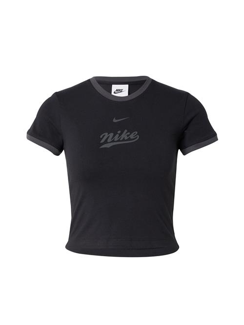 Nike Sportswear Shirts  mørkegrå / sort