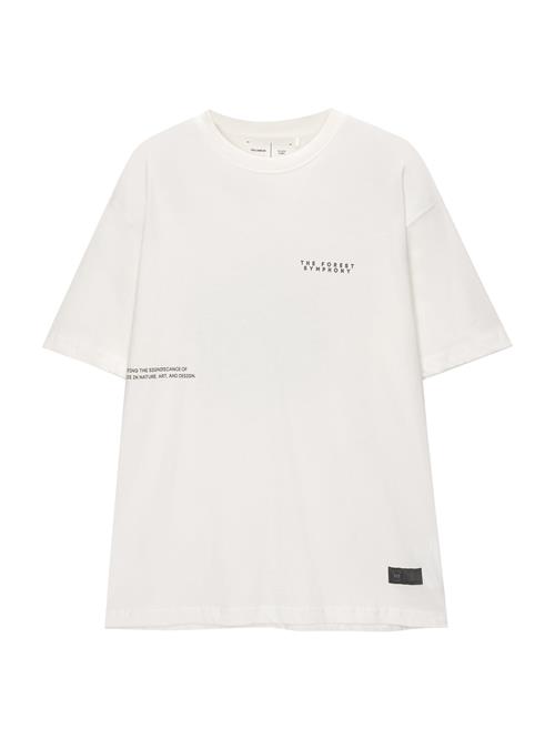 Se Pull&Bear Bluser & t-shirts  choko / hvid ved About You