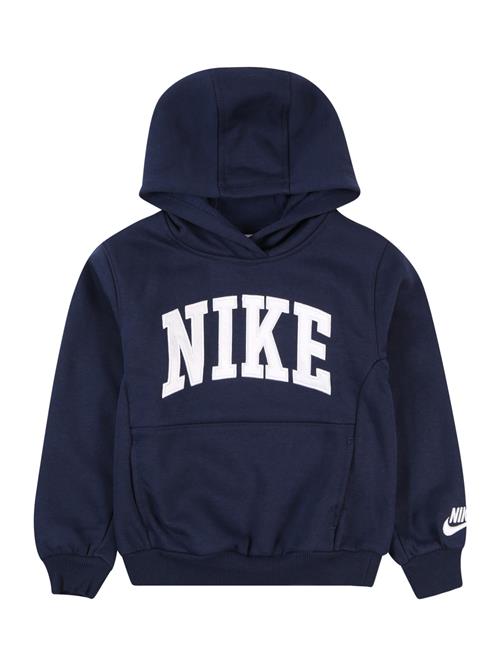 Nike Sportswear Sweatshirt 'Club Fleece'  navy / hvid