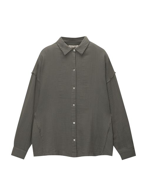 Pull&Bear Bluse  mørkegrå