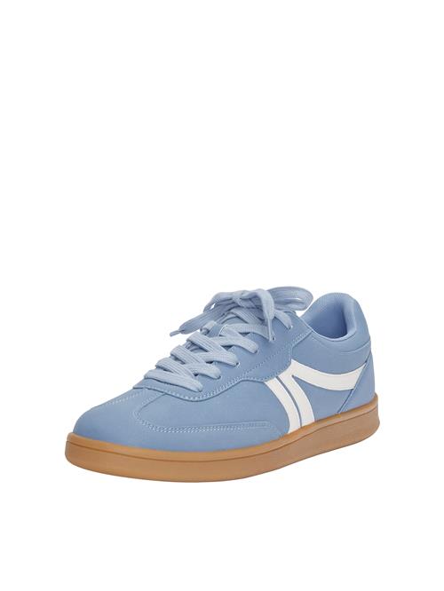 Pull&Bear Sneaker low  lyseblå / hvid