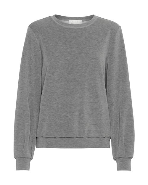 Se My Essential Wardrobe Sweatshirt  grå-meleret ved About You