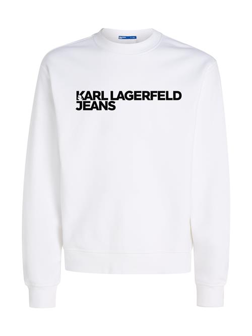 KARL LAGERFELD JEANS Sweatshirt  sort / hvid