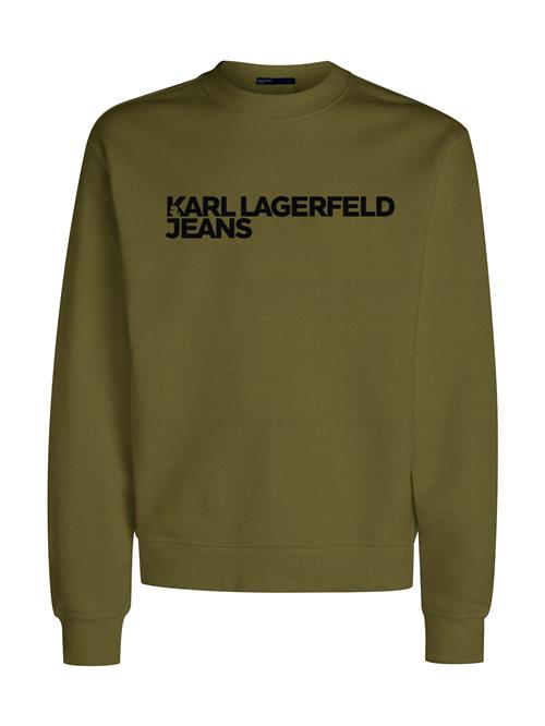 Se KARL LAGERFELD JEANS Sweatshirt  oliven / sort ved About You