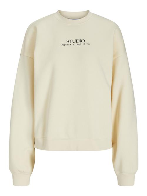 Se JJXX Sweatshirt 'LILLIE'  beige / blå / hvid ved About You