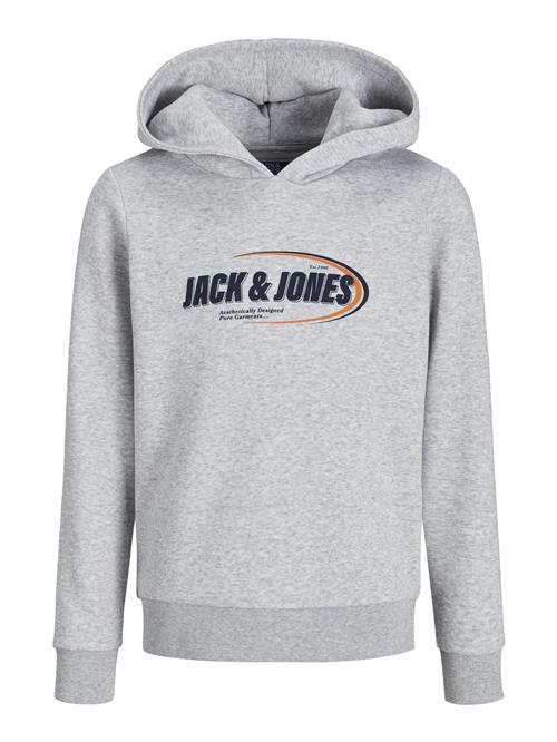 Se Jack & Jones Junior Sweatshirt  marin / grå / orange ved About You