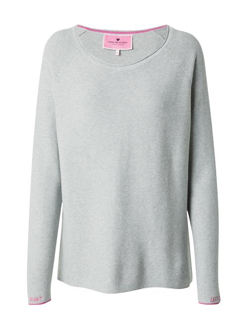 LIEBLINGSSTÜCK Pullover 'Bianca'  sølvgrå / pink