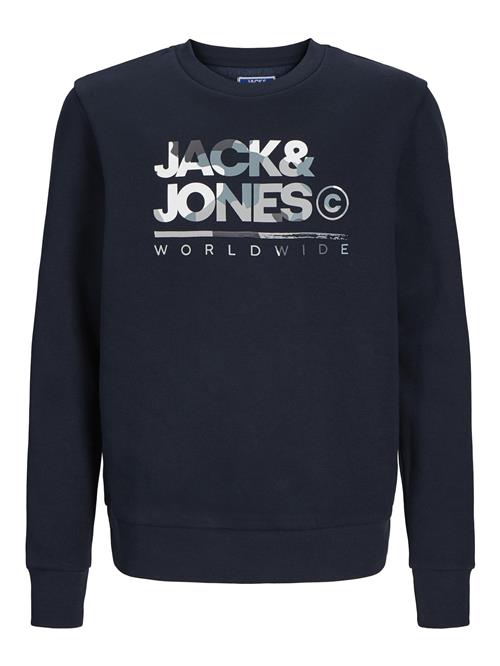 Se Jack & Jones Junior Sweatshirt  marin / røgblå / antracit / stone / hvid ved About You