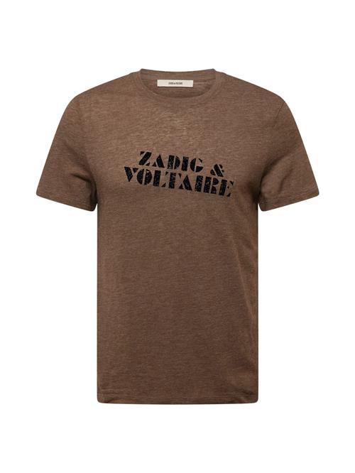 Zadig & Voltaire Bluser & t-shirts  brun-meleret / sort