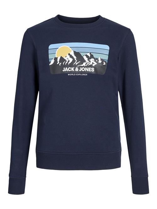 Jack & Jones Junior Sweatshirt  blå / gul / sort / hvid