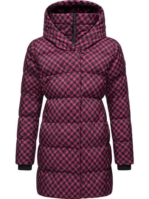 Ragwear Funktionsfrakke 'Niara'  magenta / sort