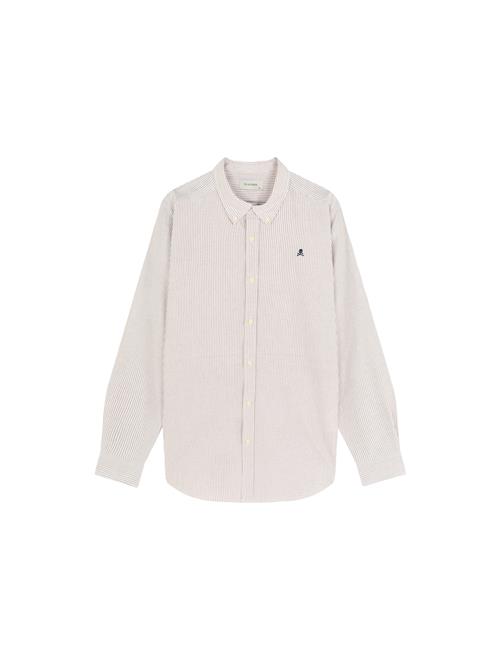 Scalpers Skjorte 'New Oxford'  gul / offwhite