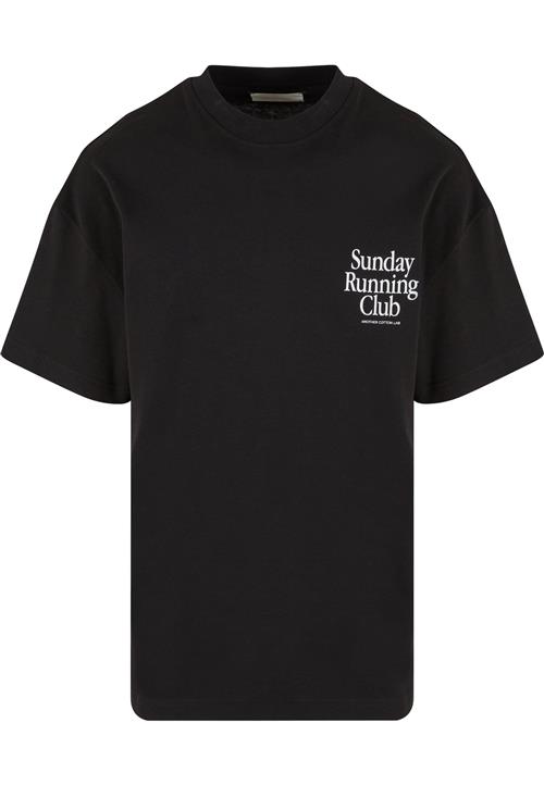 Another Cotton Lab Bluser & t-shirts 'Sunday Running Club'  sort / offwhite