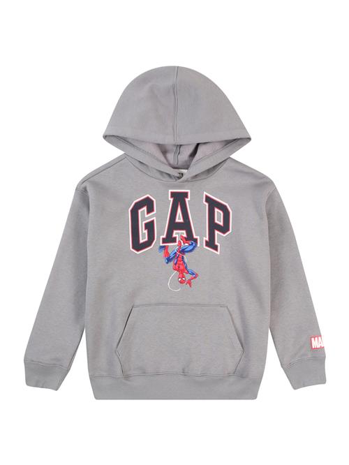 GAP Sweatshirt 'SPDRMAN'  grå / rød / sort / hvid