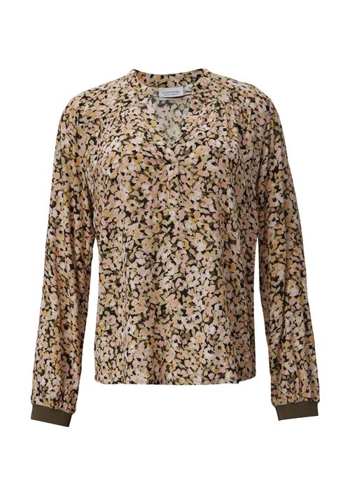 comma casual identity Bluse  beige / lysegrøn / gammelrosa / sort