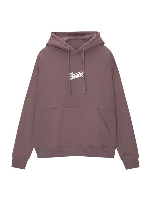 Se Pull&Bear Sweatshirt  lysviolet / hvid ved About You