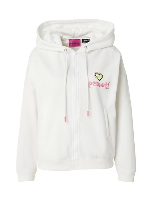 Se Frogbox Sweatjakke 'Woodstock'  lime / lys pink / sort / hvid ved About You