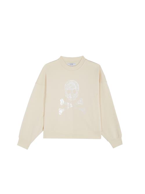 Scalpers Sweatshirt  creme / sølv