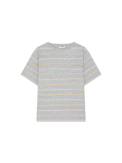 Scalpers Bluser & t-shirts 'Vigore'  sennep / grå-meleret / offwhite