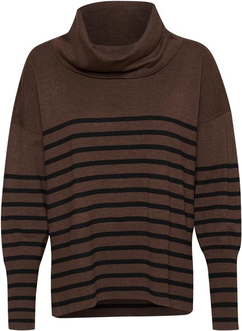 SAINT TROPEZ Pullover 'Grila'  brun / sort