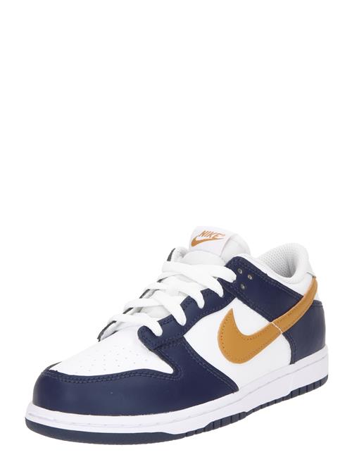 Se Nike Sportswear Sneakers 'Dunk'  navy / sennep / hvid ved About You