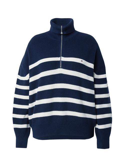 Tommy Hilfiger Curve Pullover  mørkeblå / hvid