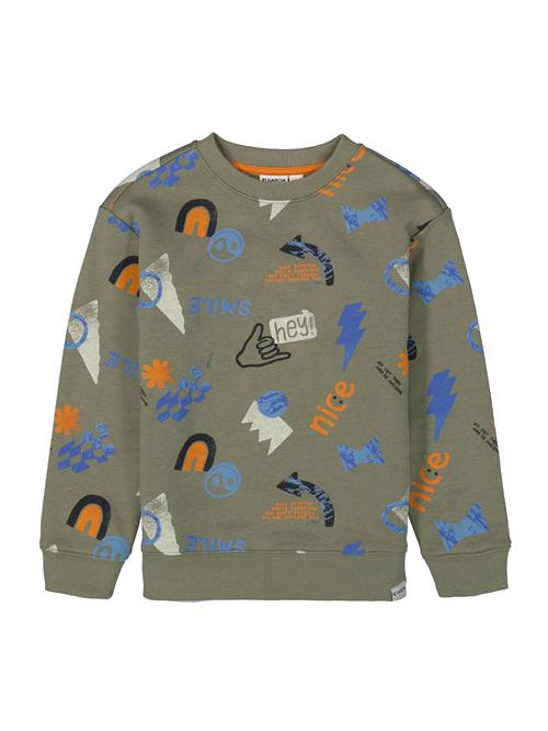 GARCIA Sweatshirt  azur / oliven / sort / hvid