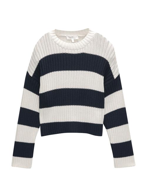 Pull&Bear Pullover  marin / hvid