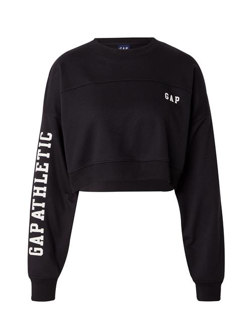 Se GAP Sweatshirt  sort / hvid ved About You