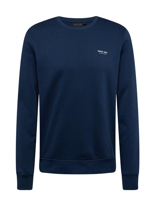 Se Cars Jeans Sweatshirt 'JAXON'  navy / hvid ved About You