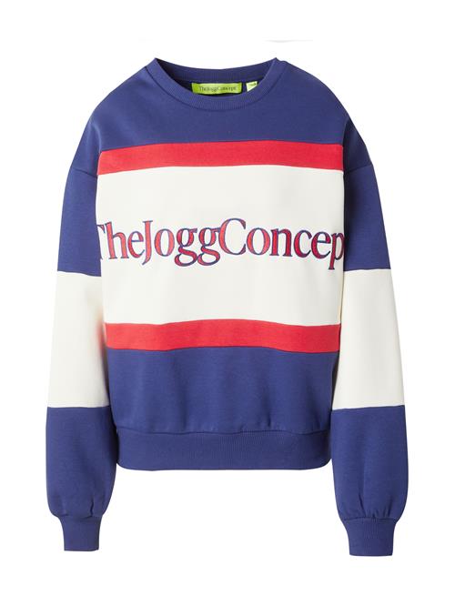 Se The Jogg Concept Sweatshirt 'JCSAGE'  royalblå / rød / hvid ved About You