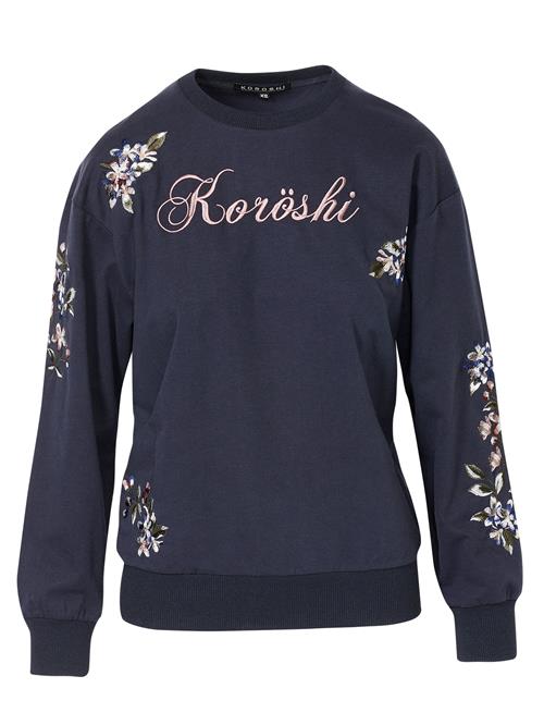 Se KOROSHI Sweatshirt  indigo / pink ved About You