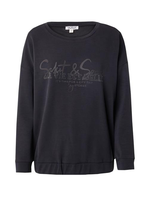 Se Soccx Sweatshirt  sort / sølv ved About You