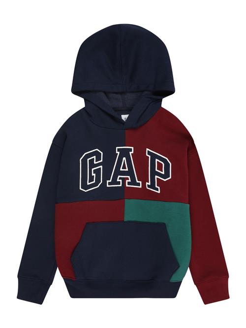 Se GAP Sweatshirt  navy / grøn / mørkerød ved About You