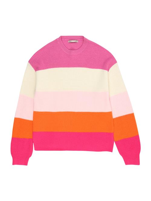 Se KIDS ONLY Pullover 'KONSANDY'  orange / pink / lyserød / offwhite ved About You