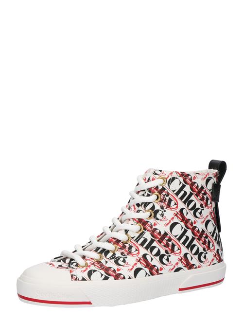 See by Chloé Sneaker high 'ARYANA'  rød / sort / hvid