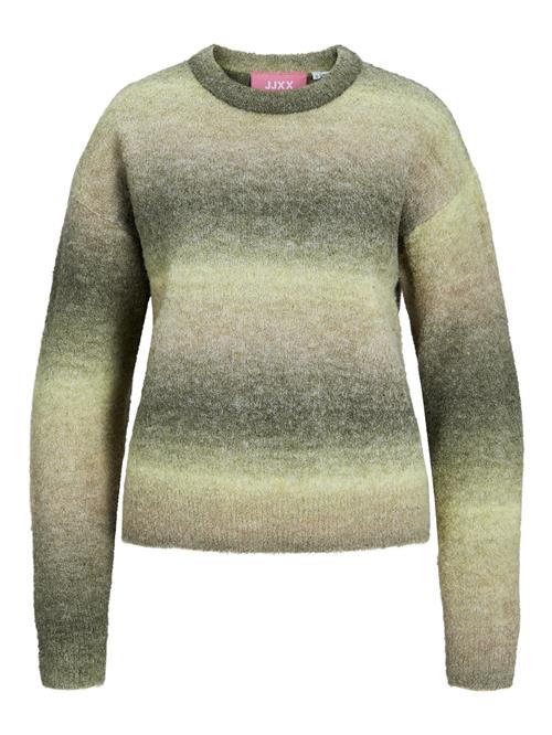 Se JJXX Pullover 'AMIRA'  khaki / oliven / hvid ved About You