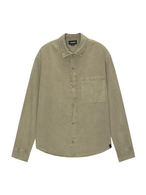 Pull&Bear Skjorte  mørkebeige