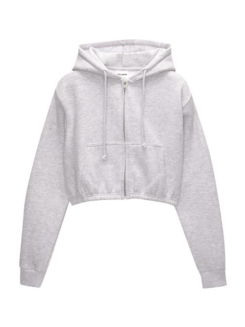 Pull&Bear Sweatjakke  grå-meleret