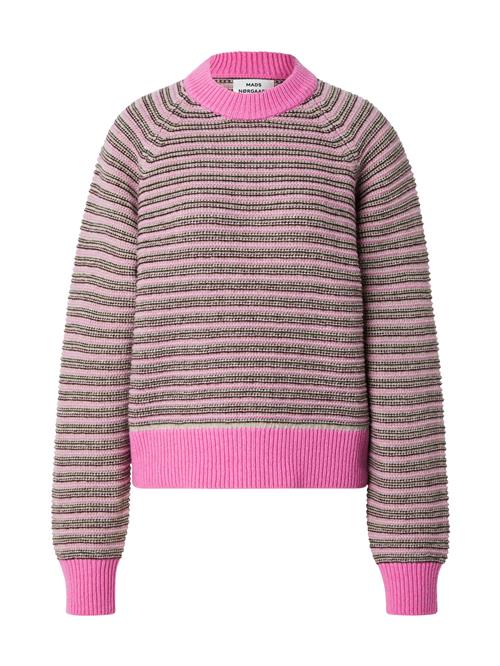 Se MADS NORGAARD COPENHAGEN Pullover 'Martha'  pink / sort ved About You