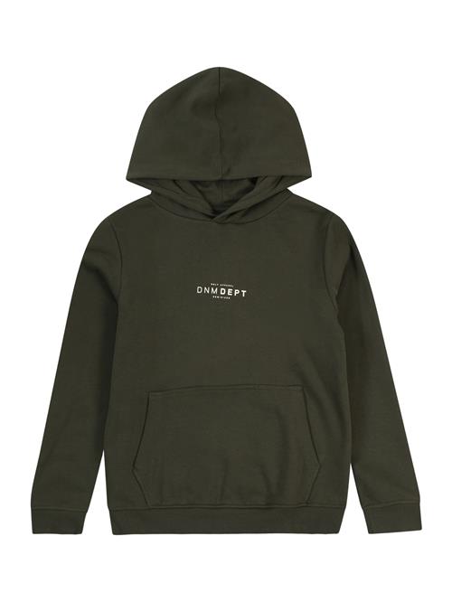 Se KIDS ONLY Sweatshirt 'KOBJake'  mørkegrøn / hvid ved About You