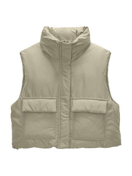 Pull&Bear Vest  pastelgrøn