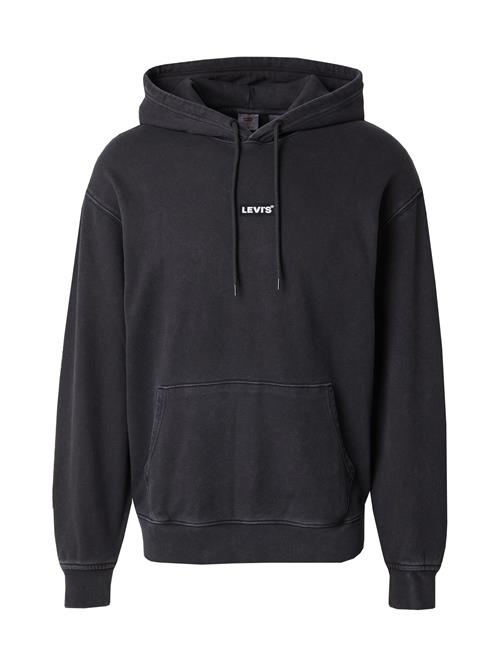 LEVI'S ® Sweatshirt  black denim / hvid