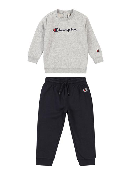 Se Champion Authentic Athletic Apparel Joggingdragt  navy / grå-meleret / rød ved About You