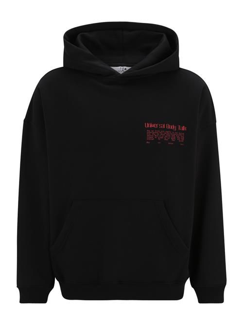 Se Vertere Berlin Sweatshirt 'UNIVERSAL BODY TALK'  merlot / sort / hvid ved About You