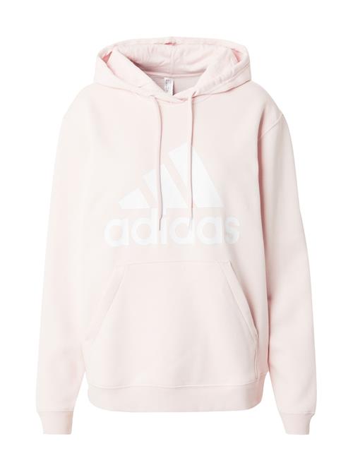 Se ADIDAS SPORTSWEAR Sportsweatshirt 'Essentials'  rosé / hvid ved About You